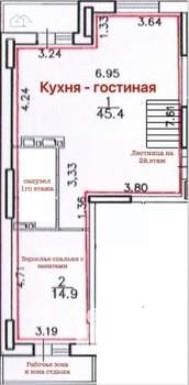 3-к квартира, вторичка, 107м2, 10/12 этаж