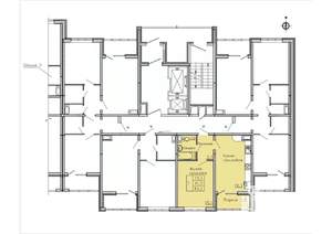 1-к квартира, вторичка, 43м2, 12/18 этаж