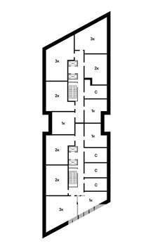 1-к квартира, вторичка, 40м2, 12/21 этаж