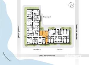 3-к квартира, вторичка, 77м2, 8/21 этаж