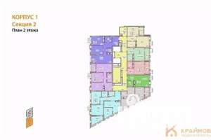 1-к квартира, сданный дом, 38м2, 2/21 этаж