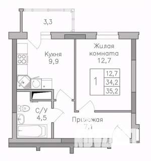 Фото квартиры на продажу (1)