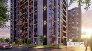 2-к квартира, строящийся дом, 51м2, 18/19 этаж
