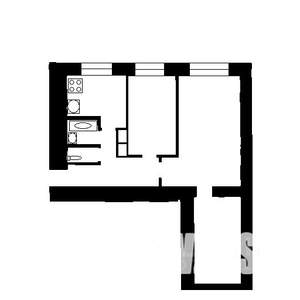 3-к квартира, вторичка, 59м2, 3/5 этаж