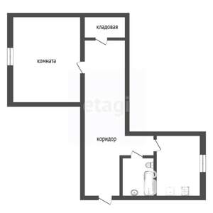 1-к квартира, вторичка, 32м2, 3/5 этаж