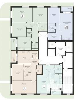 1-к квартира, вторичка, 37м2, 7/12 этаж