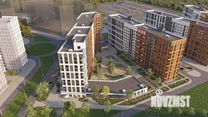 2-к квартира, строящийся дом, 54м2, 9/13 этаж