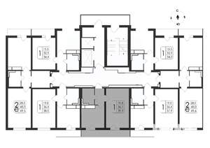1-к квартира, вторичка, 40м2, 18/19 этаж