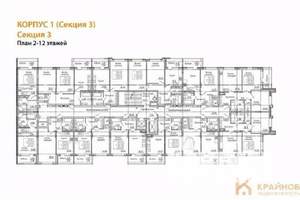 1-к квартира, вторичка, 36м2, 7/17 этаж