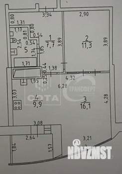 2-к квартира, вторичка, 49м2, 6/25 этаж