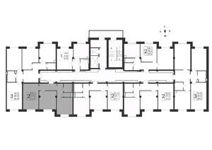 2-к квартира, вторичка, 57м2, 2/19 этаж