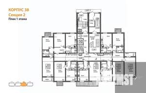 1-к квартира, вторичка, 37м2, 1/17 этаж