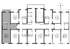 2-к квартира, вторичка, 50м2, 8/19 этаж