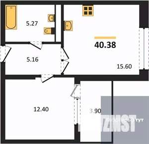 1-к квартира, вторичка, 40м2, 16/21 этаж