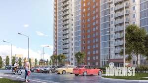 1-к квартира, строящийся дом, 41м2, 9/17 этаж