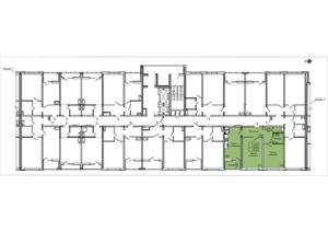2-к квартира, вторичка, 63м2, 15/18 этаж