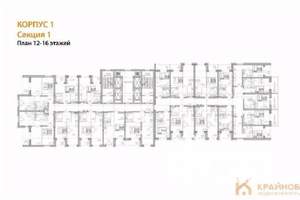 1-к квартира, вторичка, 47м2, 16/28 этаж