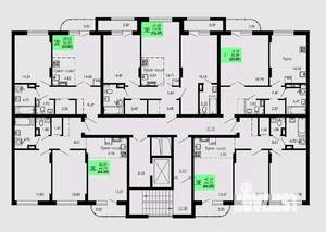 1-к квартира, вторичка, 54м2, 3/9 этаж