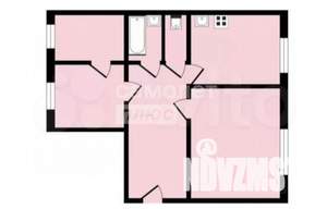 3-к квартира, вторичка, 63м2, 2/5 этаж