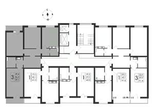 3-к квартира, вторичка, 90м2, 17/17 этаж