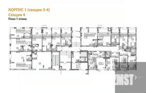 1-к квартира, вторичка, 40м2, 1/13 этаж