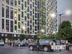 2-к квартира, строящийся дом, 55м2, 26/27 этаж