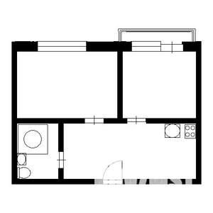 1-к квартира, вторичка, 51м2, 10/17 этаж