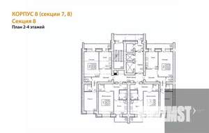 1-к квартира, вторичка, 50м2, 3/14 этаж