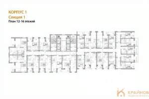 1-к квартира, вторичка, 39м2, 13/28 этаж