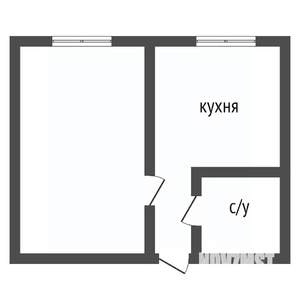 1-к квартира, вторичка, 21м2, 7/9 этаж