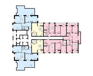2-к квартира, строящийся дом, 60м2, 2/24 этаж