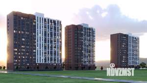 1-к квартира, строящийся дом, 38м2, 3/15 этаж