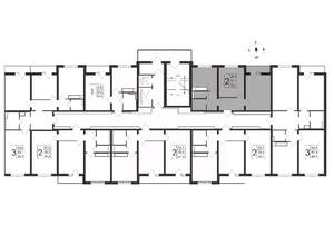 2-к квартира, вторичка, 53м2, 15/19 этаж