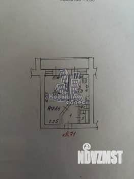 1-к квартира, вторичка, 43м2, 5/10 этаж