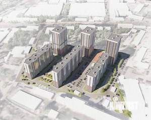 1-к квартира, строящийся дом, 36м2, 1/17 этаж
