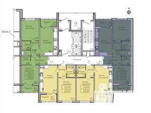 2-к квартира, вторичка, 66м2, 6/18 этаж