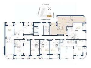 2-к квартира, вторичка, 79м2, 3/7 этаж