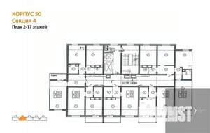1-к квартира, вторичка, 38м2, 16/17 этаж