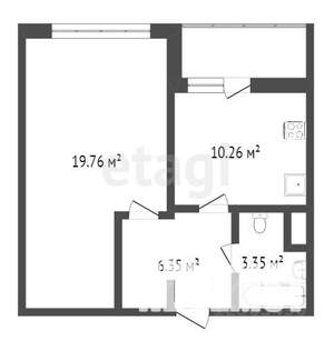 1-к квартира, вторичка, 40м2, 7/17 этаж