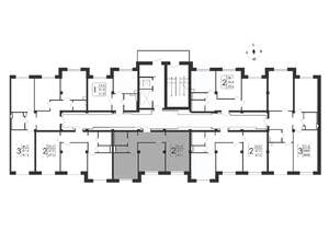 2-к квартира, вторичка, 57м2, 2/19 этаж
