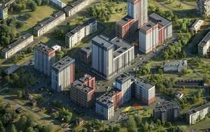 2-к квартира, строящийся дом, 68м2, 15/18 этаж