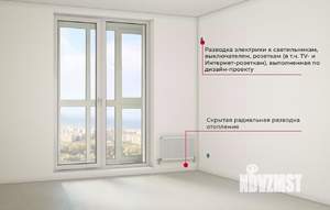 2-к квартира, вторичка, 65м2, 25/25 этаж