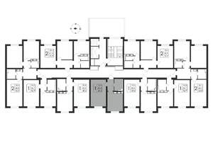 1-к квартира, вторичка, 40м2, 2/17 этаж