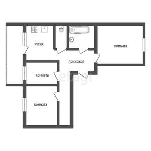 3-к квартира, вторичка, 80м2, 5/26 этаж