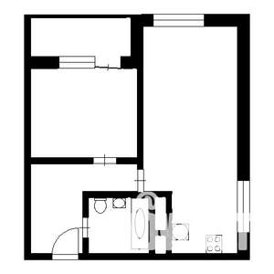 2-к квартира, вторичка, 48м2, 6/25 этаж