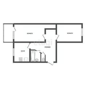 2-к квартира, вторичка, 45м2, 2/5 этаж