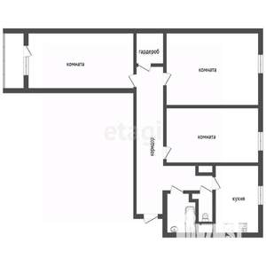 3-к квартира, вторичка, 70м2, 1/10 этаж