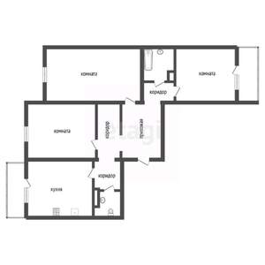3-к квартира, вторичка, 84м2, 12/17 этаж