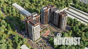 2-к квартира, строящийся дом, 55м2, 6/17 этаж