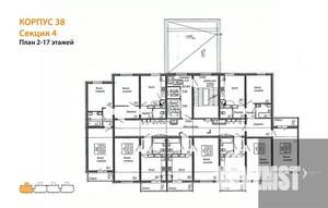3-к квартира, вторичка, 76м2, 10/17 этаж